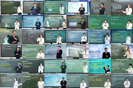 신천지예수교회 일반 성도로 수요예배에 계시록 설교를 진행하는 성도들의 모습. (사진 = 신천지예수교회)